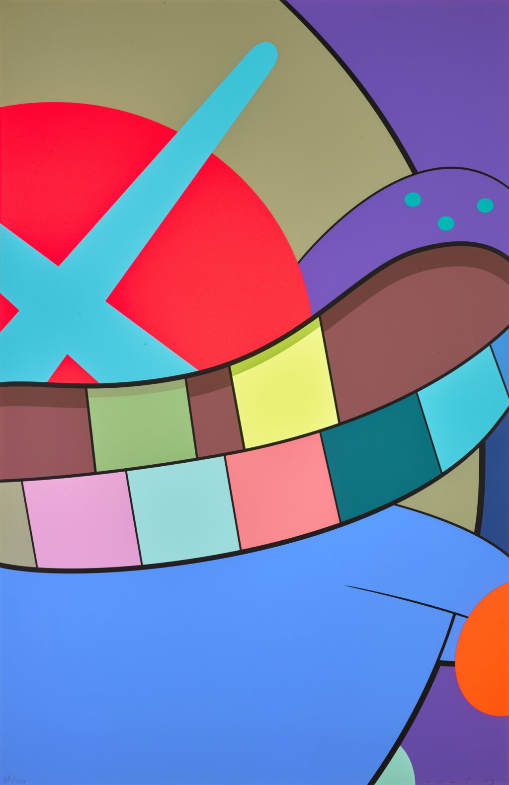 View full screen - View 1 of Lot 471. KAWS | UPS AND DOWNS: ONE PRINT.