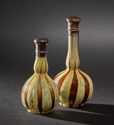 View full screen - View 1 of Lot 330. Two Decorated Scent Bottles.
