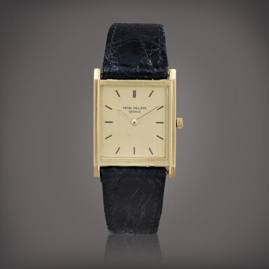 View full screen - View 1 of Lot 639. Reference 3519 Montre bracelet en or jaune | Yellow gold wristwatch Vers 1967 | Circa 1967.