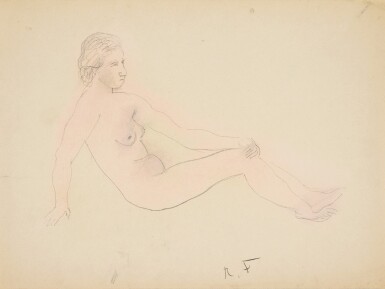 View full screen - View 1 of Lot 139. Reclining Nude.