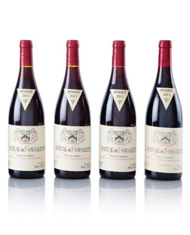 View full screen - View 1 of Lot 59. Château de Fonsalette 2011 (4 BT) .