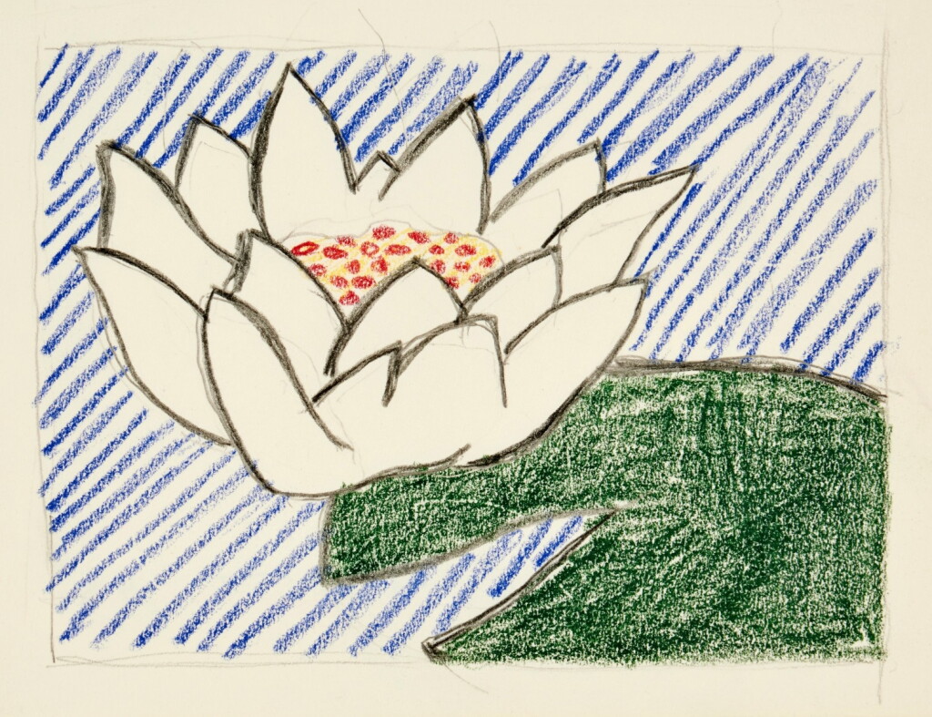 View full screen - View 1 of Lot 231. Water Lily (Study).