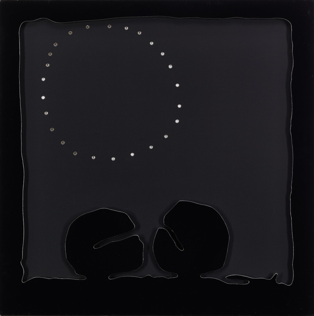 View full screen - View 1 of Lot 43. Concetto spaziale - Teatrino (nero).