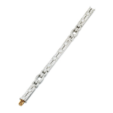 View full screen - View 1 of Lot 721. Tiffany & Co | Bracelet diamants | Diamond bracelet.