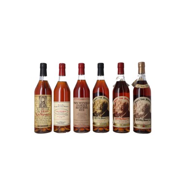 View full screen - View 1 of Lot 5355. Pappy Van Winkle Mixed Vertical 2012-2017 NV (6 BT75).