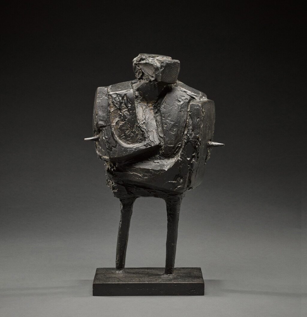 View full screen - View 1 of Lot 434. Maquette for Large Standing Armed Figure.