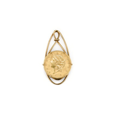 View full screen - View 1 of Lot 70. PINCE À BILLETS OR, BOUCHERON, VERS 1950 | GOLD MONEY CLIP, BOUCHERON, 1950S.