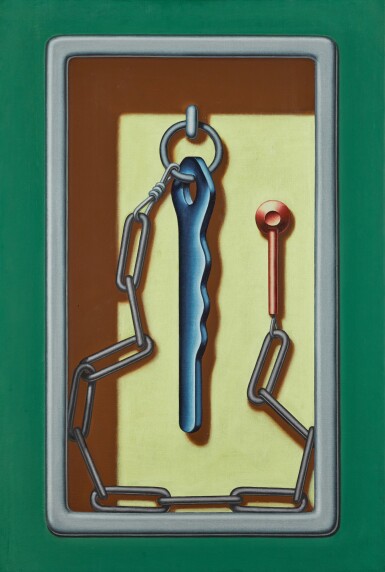 View full screen - View 1 of Lot 860. KONRAD KLAPHECK | DER VERHINDERTE APOSTEL (PREVENTED APOSTLE) (L’APÔTRE EMPÊCHÉ).