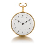 LEFEVRE | A GOLD OPEN-FACED GRANDE AND PETITE SONNERIE CLOCK-WATCH WITH VIRGULE ESCAPEMENT CIRCA 1815