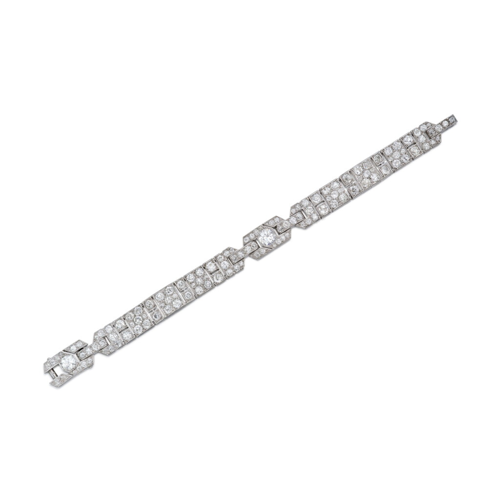 View full screen - View 1 of Lot 303. Diamond Bracelet.