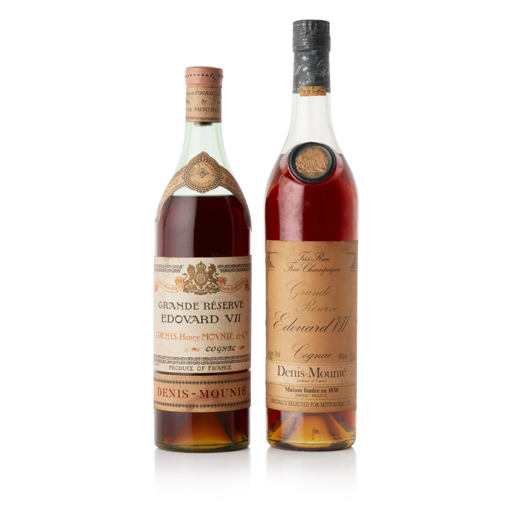 View full screen - View 1 of Lot 6753. Denis Mounie Edouard VII Grand Reserve Cognac 40.0 abv NV (2 BT70).