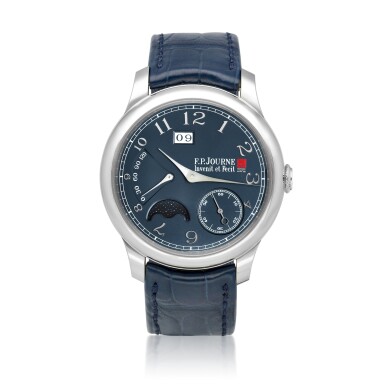 View full screen - View 1 of Lot 2426. Octa Automatique Lune France-China 50 | A limited edition platinum wristwatch with date, moon phases and power reserve, Made to commemorate the 50th anniversary of diplomatic relations between the French Republic and the People's Republic of China, Circa 2014.