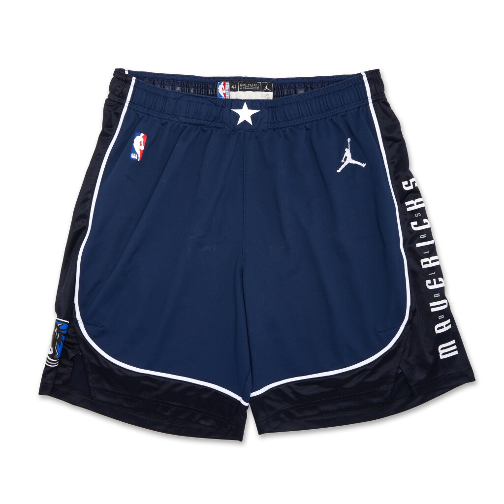 View full screen - View 1 of Lot 92. Maxi Kleber Dallas Mavericks 2024 NBA Finals Game Worn Statement Edition Shorts | Game 4.