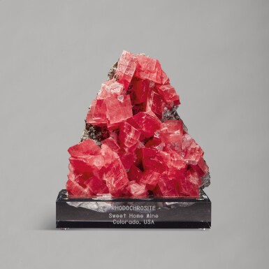 View full screen - View 1 of Lot 166. Rhodochrosite.