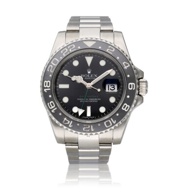 View full screen - View 1 of Lot 227. Reference 116710 GMT-Master II | A stainless steel automatic dual time wristwatch with date and bracelet, Circa 2009.