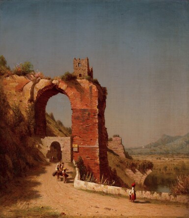 View full screen - View 1 of Lot 22. The Arch of Nero at Tivoli.