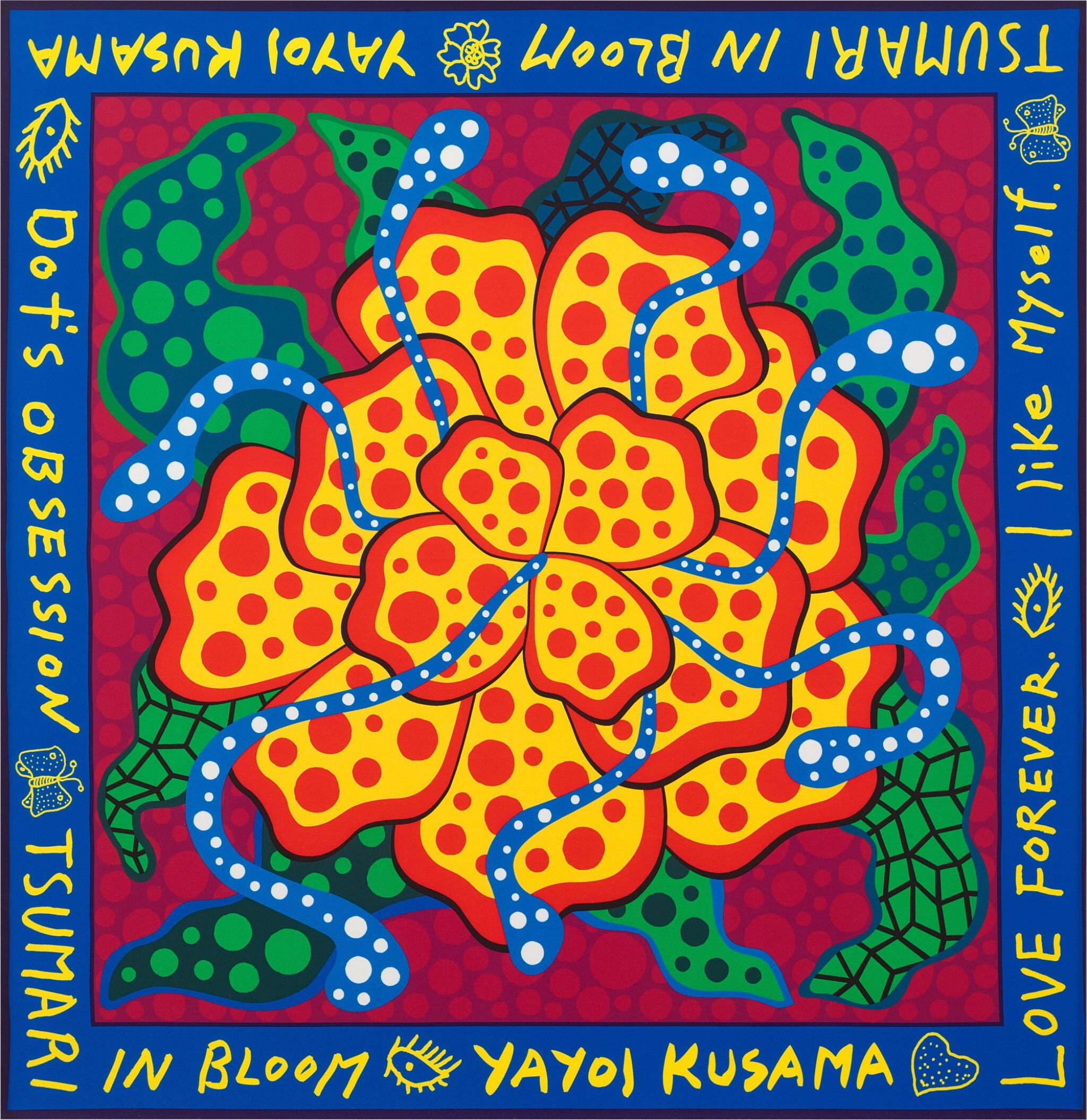 Yayoi Kusama 草間彌生 Tsumari In Bloom Wrapping Cloth 妻有花開 彩布 Contemporary Art Hong Kong Sotheby S Yayoi Kusama 草間彌生 Tsumari In Bloom Wrapping Cloth 妻有花開 彩布 Contemporary Art Hong Kong Sotheby S