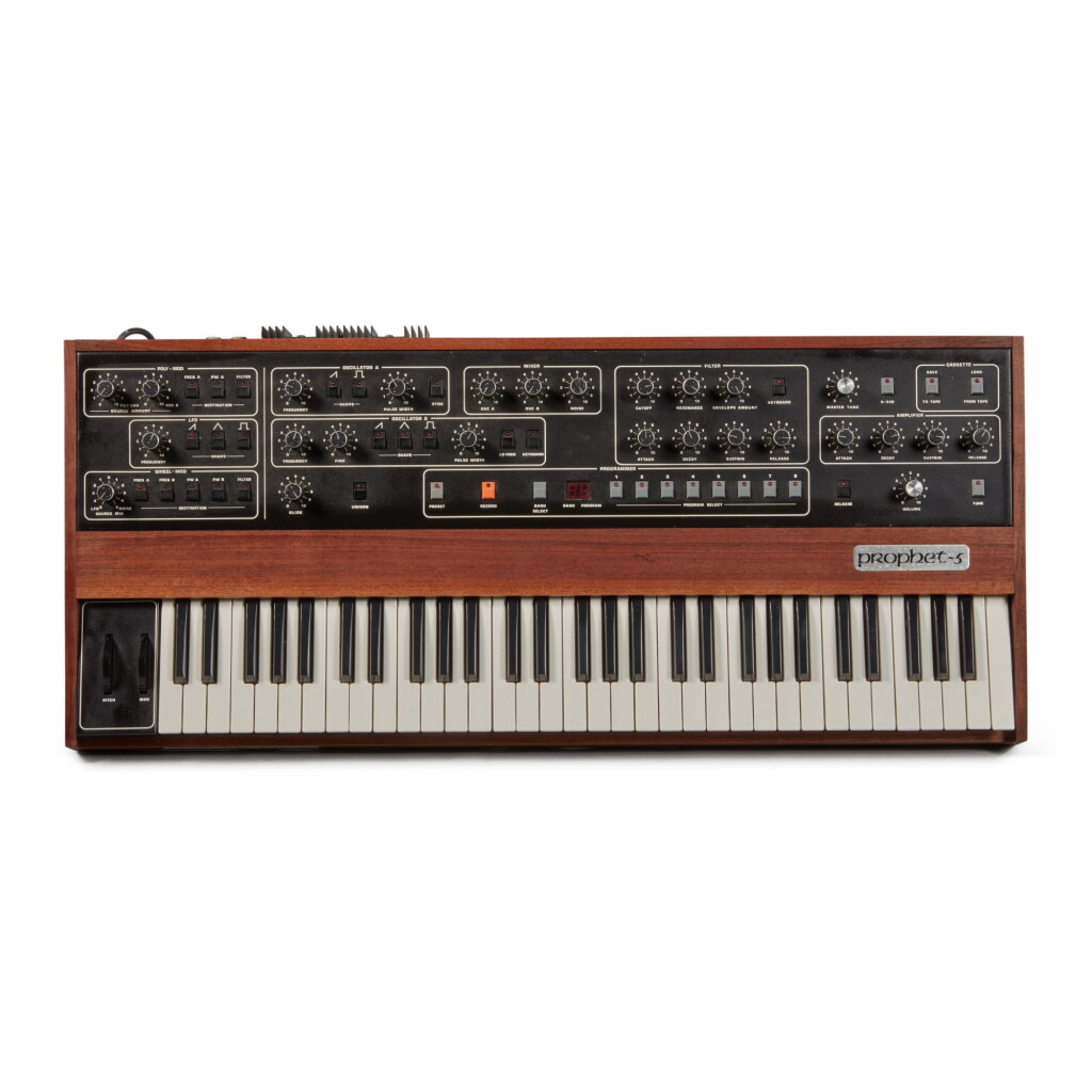 View full screen - View 1 of Lot 55. Brent Mydland | Brent adopts the first fully programmable polyphonic synth.