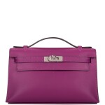 Hermès Anemone Swift Mini Kelly Pochette Palladium Hardware