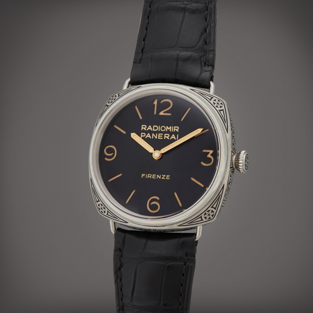 View full screen - View 1 of Lot 31. Reference PAM00604 Radiomir Firenze | A limited edition stainless steel wristwatch, Circa 2015 | The Hammer Collection.