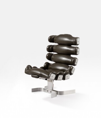 View full screen - View 1 of Lot 36. Vertèbre armchair | Fauteuil Vertèbre.