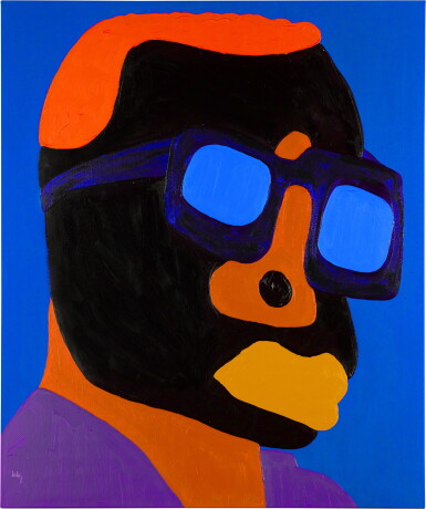 View full screen - View 1 of Lot 126. Blue Sunglass 2.
