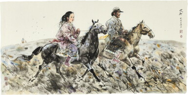 View full screen - View 1 of Lot 723. AI XUAN 艾軒 | AUTUMN WIND AT DESERTED LAND 秋風掠過荒原.