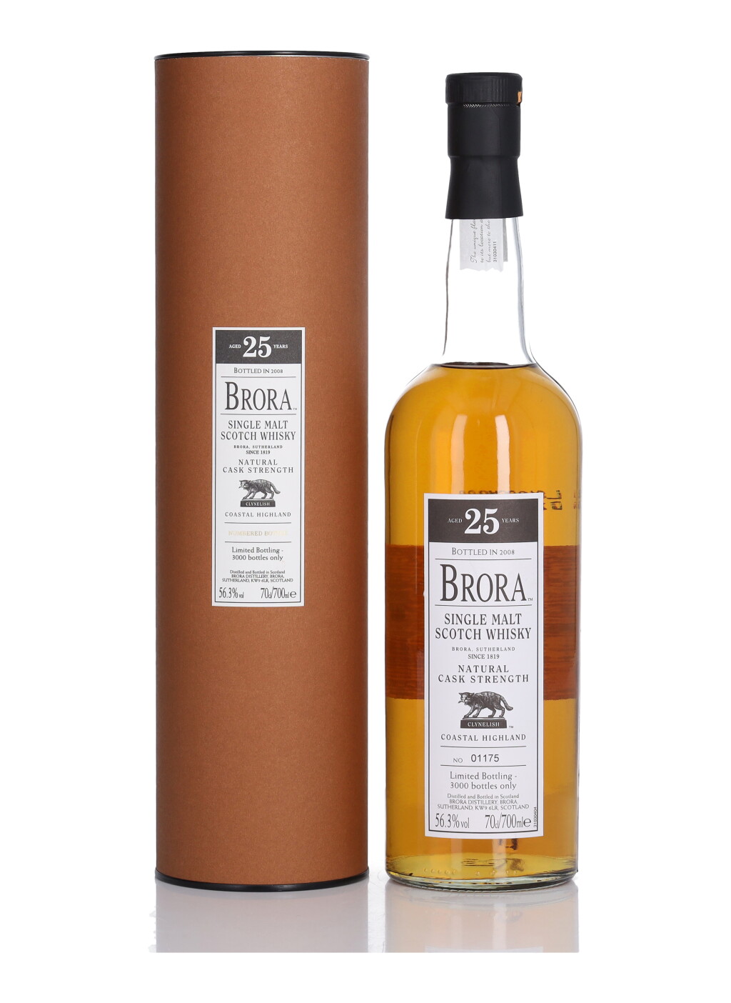 View full screen - View 1 of Lot 96. Brora 25 Year Old 2008 Release 56.3 abv NV (1 Bottle 70cl).