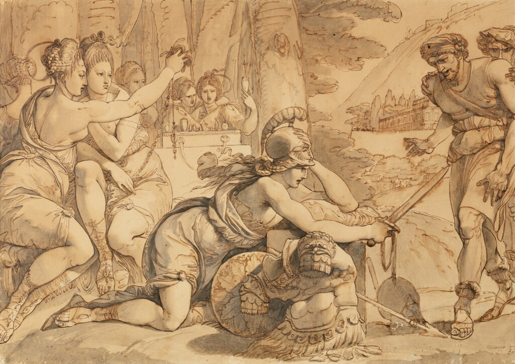 View full screen - View 1 of Lot 95. GIUSEPPE CADES | ACHILLES AMONG THE DAUGHTERS OF LYCOMEDES .