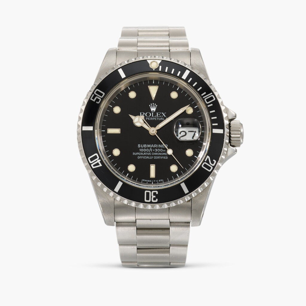 View full screen - View 1 of Lot 35. Submariner, Reference 16610 | A stainless steel wristwatch with date and bracelet | Circa 1992.