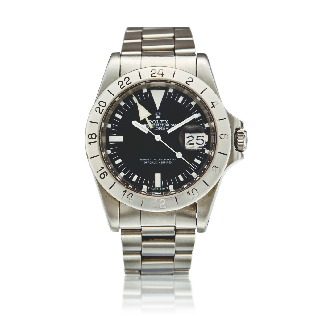 View full screen - View 1 of Lot 8. Reference 1655 Explorer II, A stainless steel wristwatch with 24-hour indication, date and bracelet, Circa 1983.