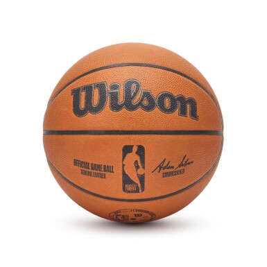 View full screen - View 1 of Lot 97. Game Used ‘Buzzer Beating 3-Pointer’ 2024-2025 Atlanta Hawks vs. Utah Jazz Ball .