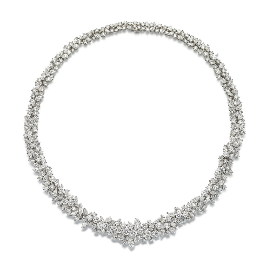 View full screen - View 1 of Lot 1665. Diamond Necklace | 鑽石 項鏈.
