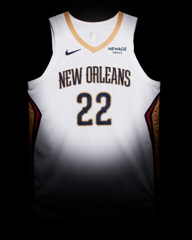 Derik Queen 'Rookie Year' New Orleans Pelicans 2025-2026 Emirates NBA Cup Game Worn Association Edition Jersey | Double-Double