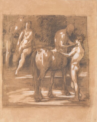 View full screen - View 1 of Lot 25. HANS VON MARÉES | CHIRON AND ACHILLES.