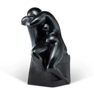 View full screen - View 1 of Lot 567. Nu assis dans un fauteuil.