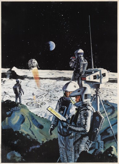 View full screen - View 1 of Lot 2. 2001: A Space Odyssey (1968) poster, US.