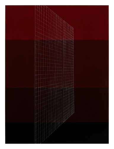 View full screen - View 1 of Lot 565. Gauze Buildings, Wine to Black.