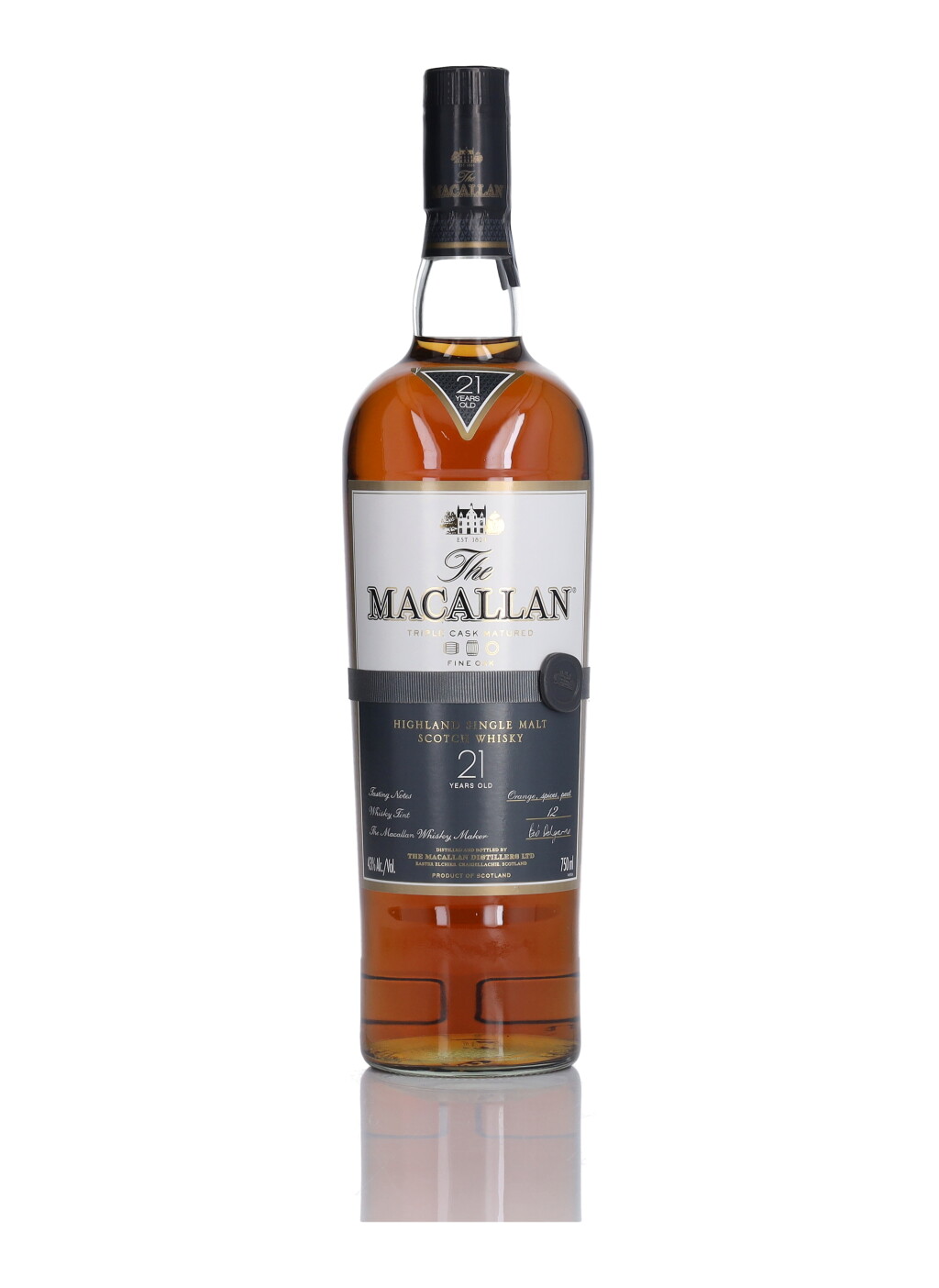 View full screen - View 1 of Lot 64. The Macallan 21 Year Old Fine Oak 43.0 abv NV (1 BT 75cl).