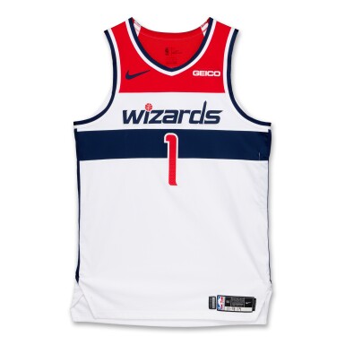 View full screen - View 1 of Lot 219. Admiral Schofield Washington Wizards 2019-20 Game Issued Association Edition Jersey.