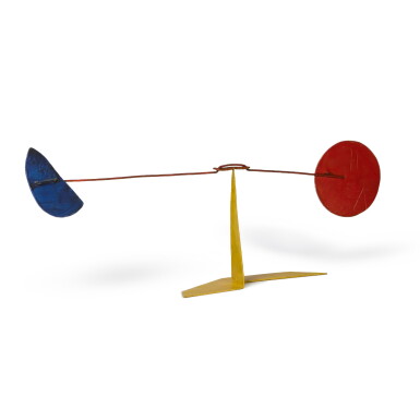 View full screen - View 1 of Lot 118. Petit semaphore rouge et bleu.