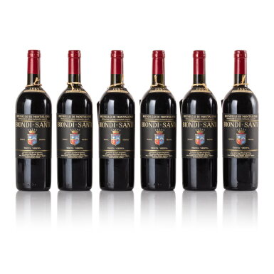 View full screen - View 1 of Lot 653. Brunello di Montalcino 1987 Biondi-Santi (6 BT).
