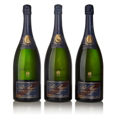 View full screen - View 1 of Lot 587. Pol Roger, Cuvée Sir Winston Churchill 1996 (3 MAG).