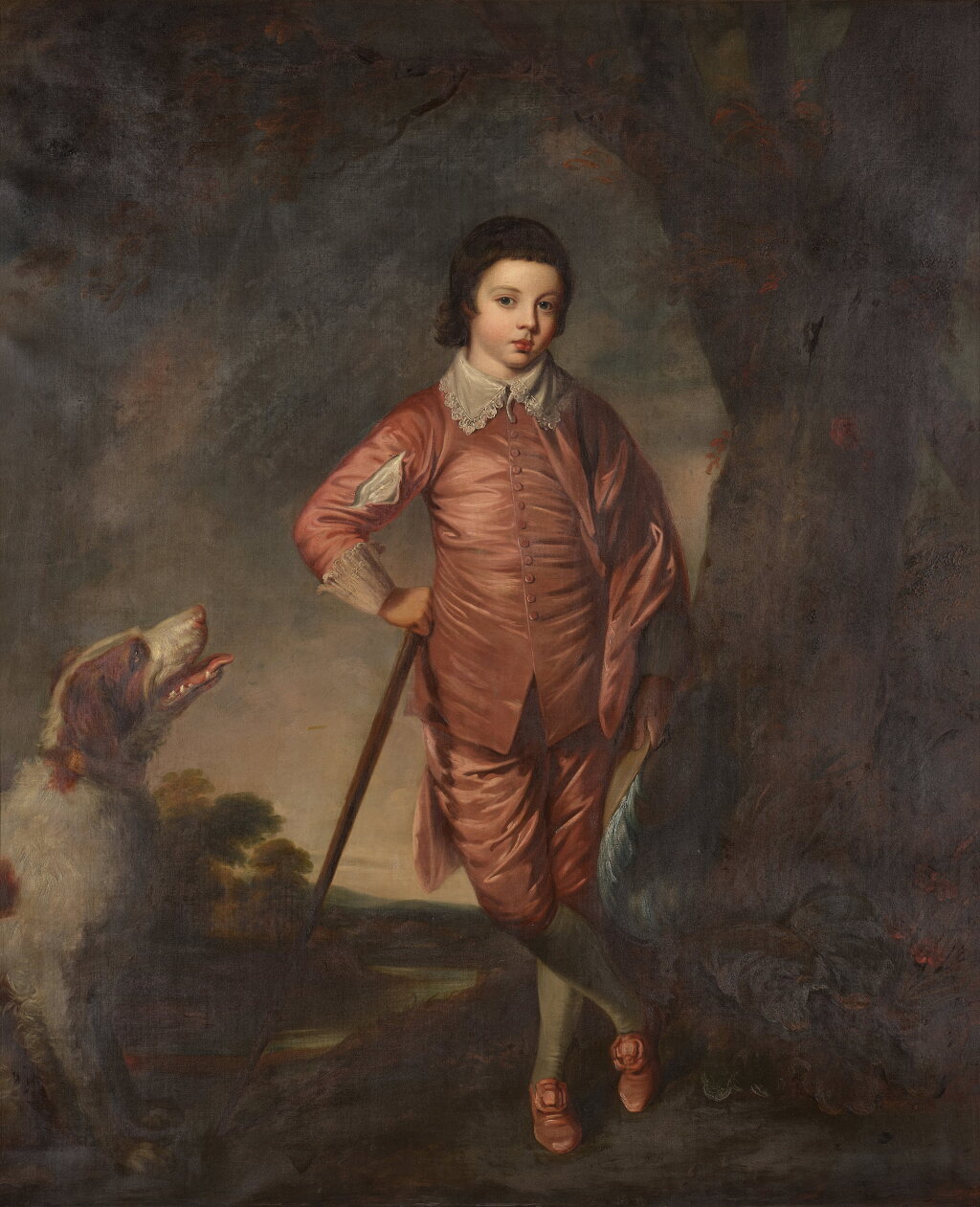 View full screen - View 1 of Lot 379. Portrait of Frederick Howard, 5th Earl of Carlisle, full-length.