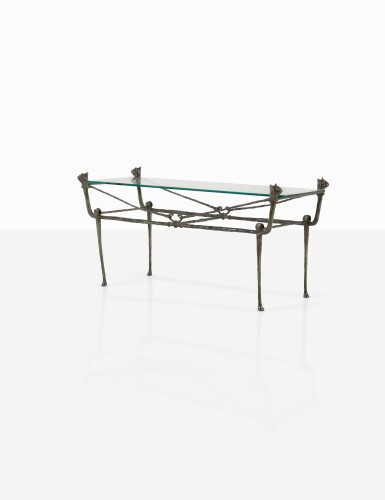 View full screen - View 1 of Lot 82. Table Berceau, modèle aux chats .