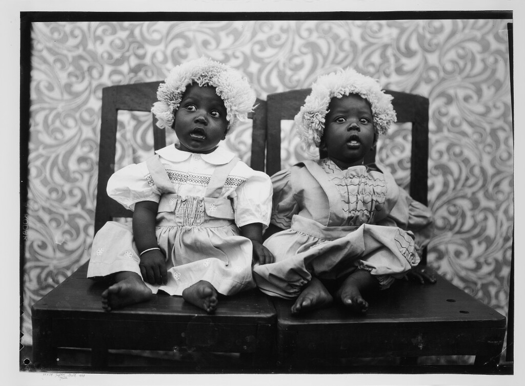 View full screen - View 1 of Lot 8. Untitled (Twins in European Dress).