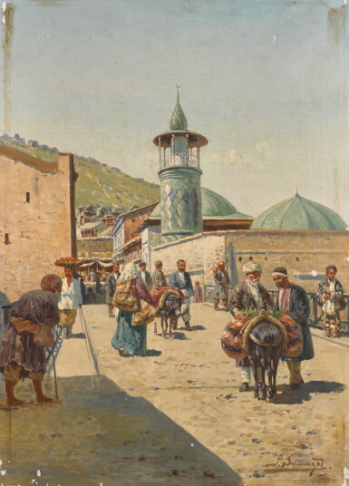 View full screen - View 1 of Lot 2. A Town in the Caucasus.