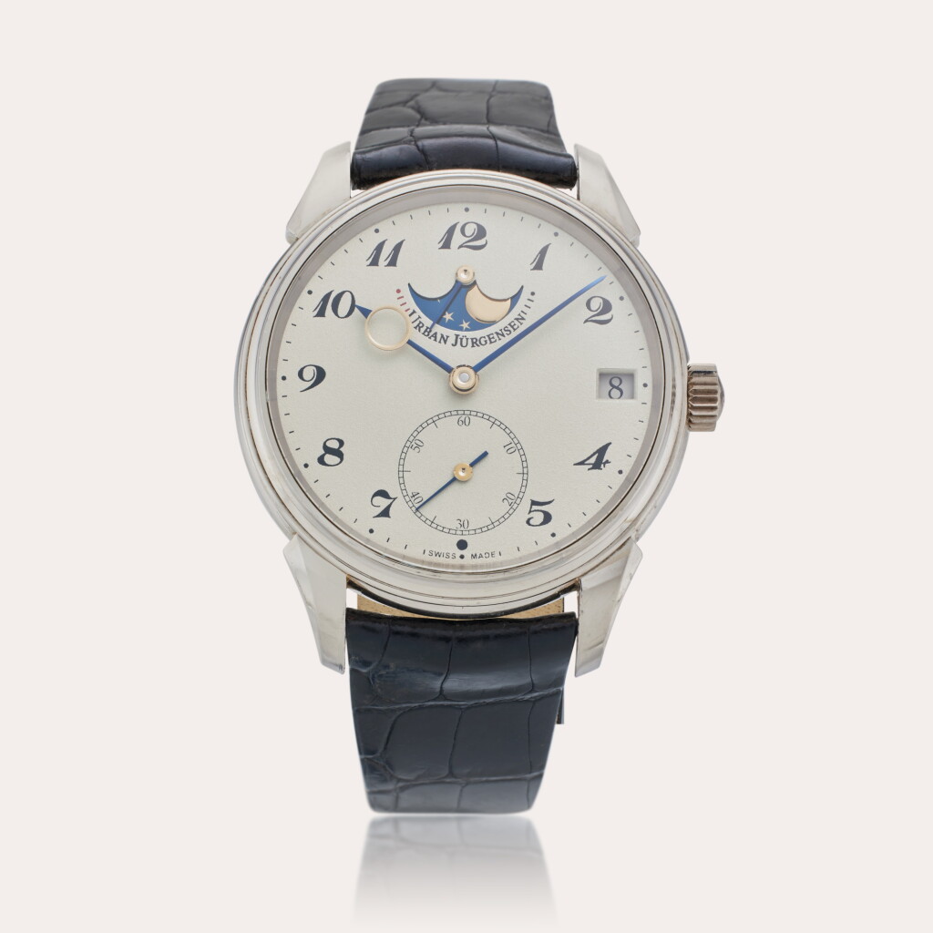 View full screen - View 1 of Lot 29. Reference 2340 WG | A white gold wristwatch date and moon phases, Circa 2017.