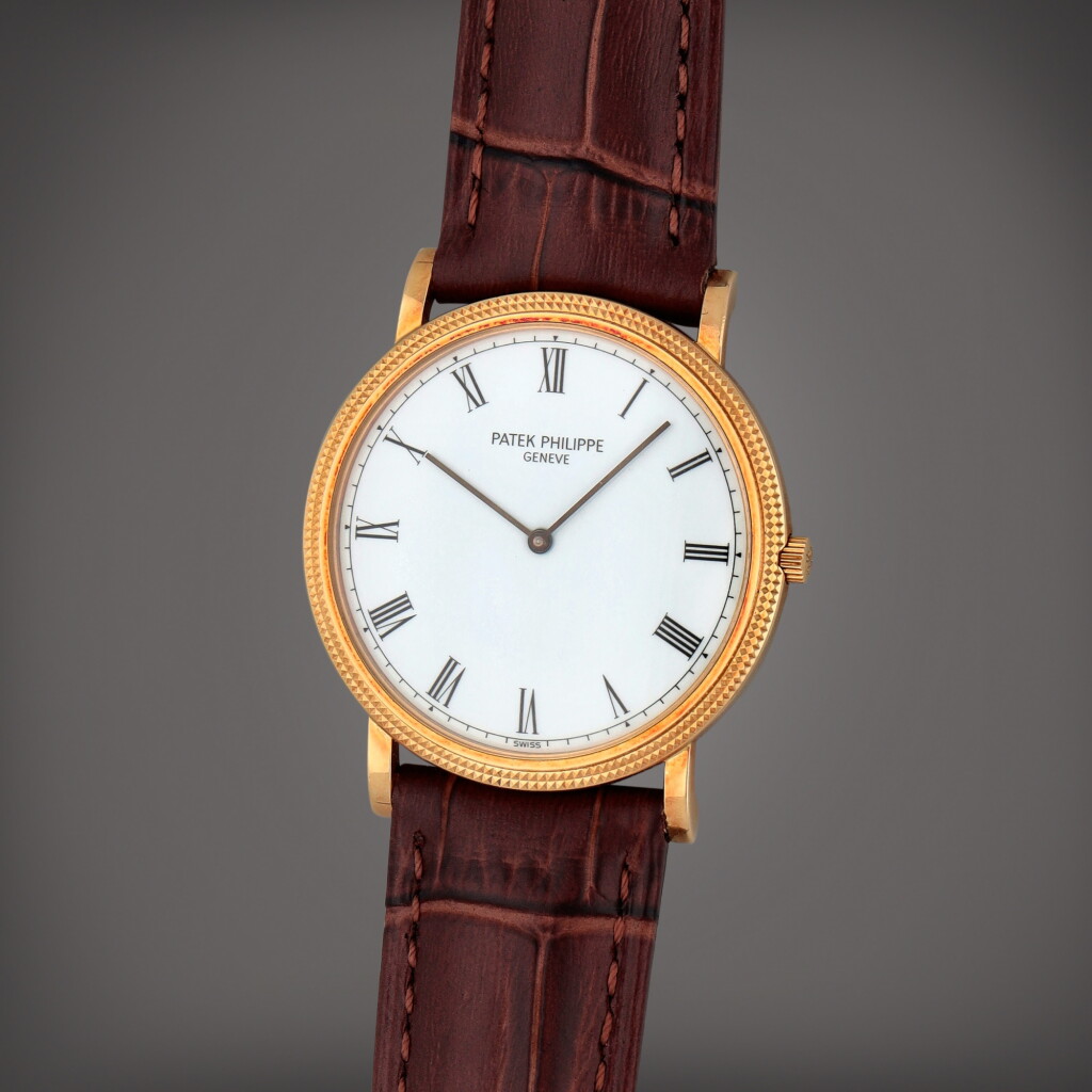 View full screen - View 1 of Lot 226. Calatrava, Reference 3520/D | A yellow gold wristwatch | Circa 1990 .