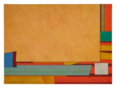 View full screen - View 1 of Lot 295. Azul-ocre-rojo-verde.